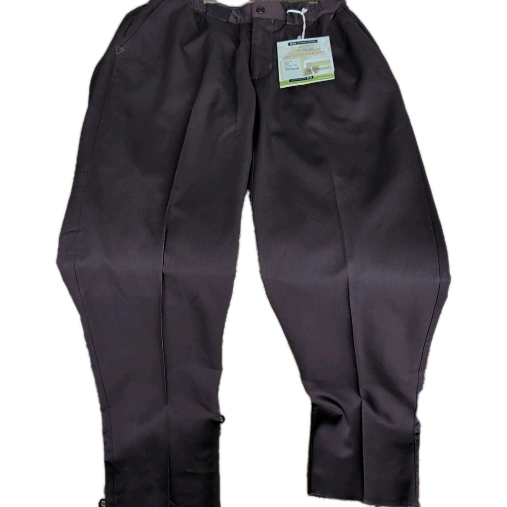 NWT 5.11 Tactical Series Men Pants 32/38 Brown Straight Extra Pocket Unhemmed